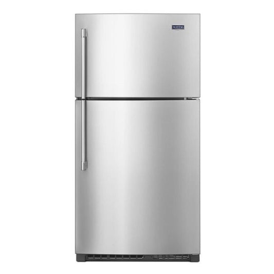 Maytag MRT711SMFZ 21 cu. ft. Top Freezer Refrigerator with EvenAir Cooling Tower - Silver