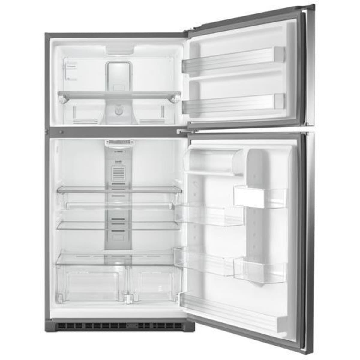 Maytag MRT711SMFZ 21 cu. ft. Top Freezer Refrigerator with EvenAir Cooling Tower - Silver