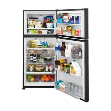 Frigidaire FFTR2045VB 20 cu. ft. Garage Ready Top Freezer Refrigerator with EvenTemp Cooling System - Black