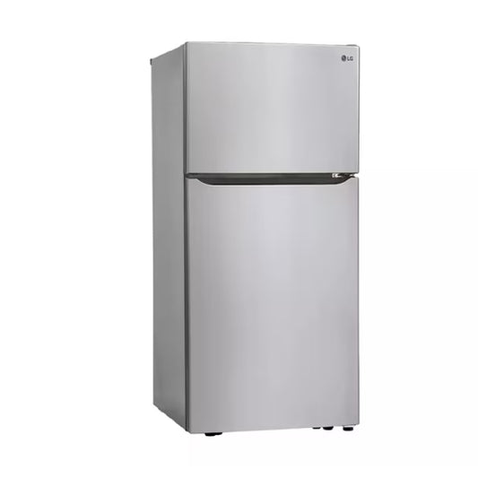 Refrigerador LG LTCS20030S de 30" y 20 pies cúbicos con congelador superior de acero inoxidable 