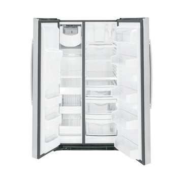 GE PSE25KYHFS 25.3 cu.ft. Side-by-Side Refrigerator - Silver
