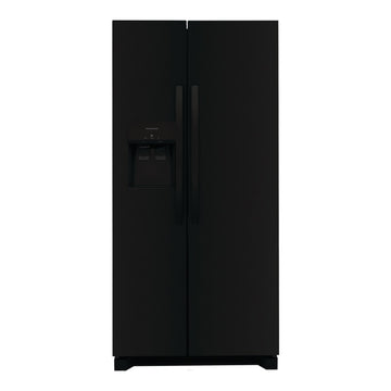 Frigidaire FRSS2323AB 22 cu. ft. Side-by-Side Refrigerator with EvenTemp Cooling System - Black