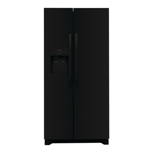 Frigidaire FRSS2323AB 22 cu. ft. Side-by-Side Refrigerator with EvenTemp Cooling System - Black