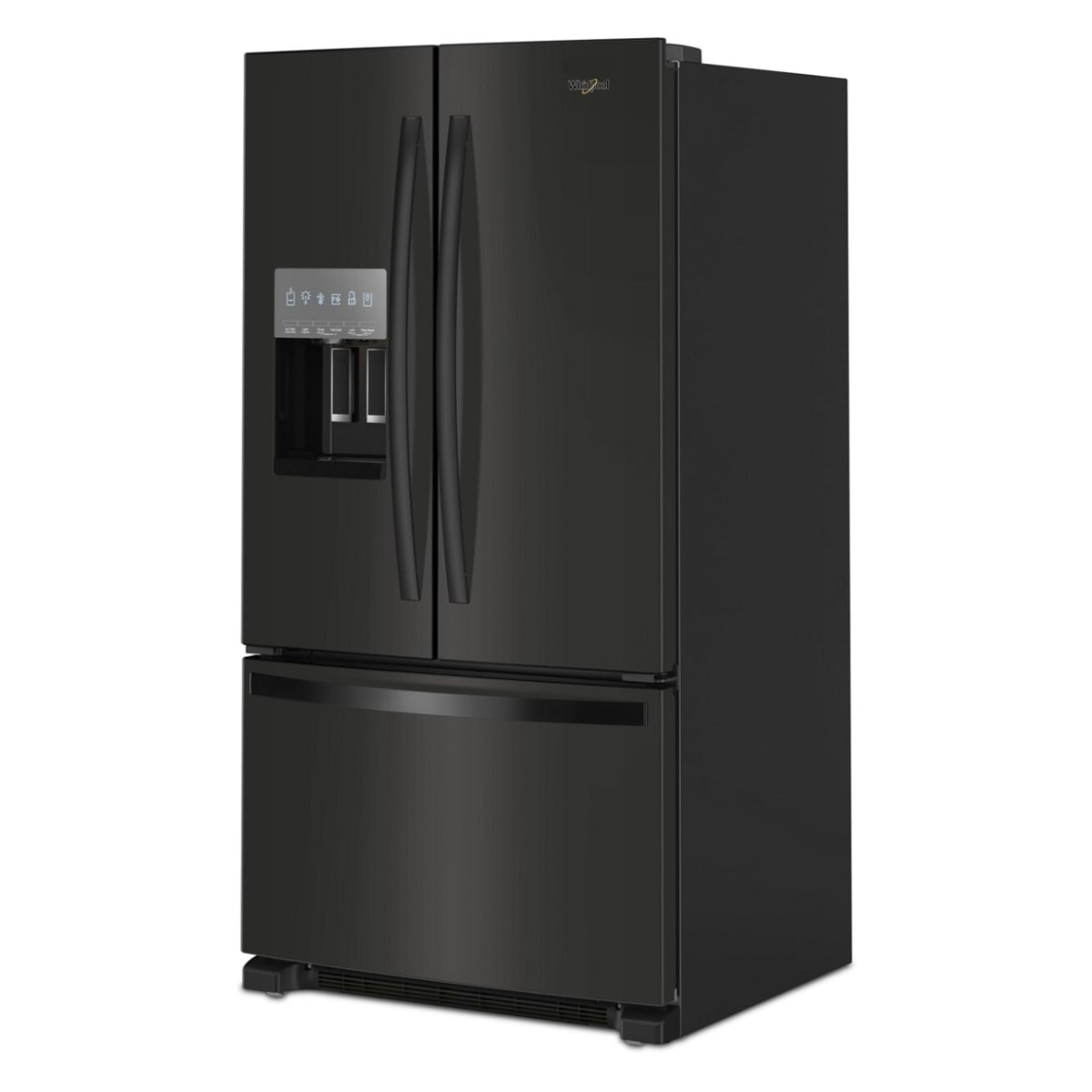 Whirlpool 25 cu. ft. Wide French Door Bottom Mount Refrigerator with External Ice/Water Dispenser