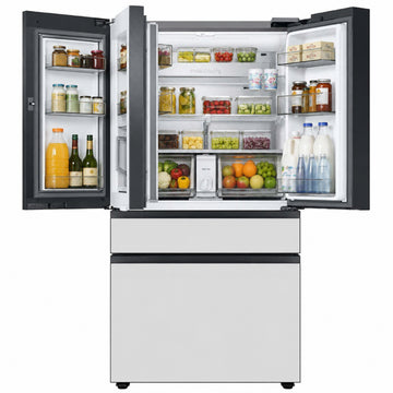 Refrigerador Samsung Bespoke RF29BB86004M de 29 pies cúbicos, 4 puertas, estilo francés, con centro de bebidas, panelable, con certificación ENERGY STAR