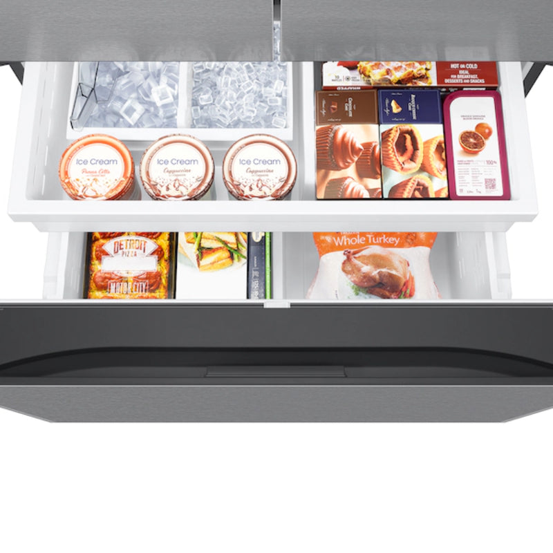 Samsung RF32CG5100SR 32 cu. ft. French Door Refrigerator with Dual Auto Ice Maker - Silver