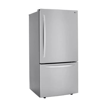 LG LRDCS2603S 26 Cu. Ft. Bottom-Freezer Refrigerator - Silver