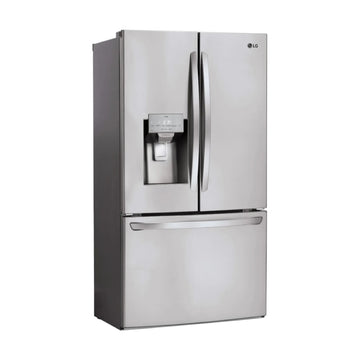 LG LRFS28XBS 28 cu. ft. 3-Door French Door Refrigerator with Ice and Water Dispenser - Silver
