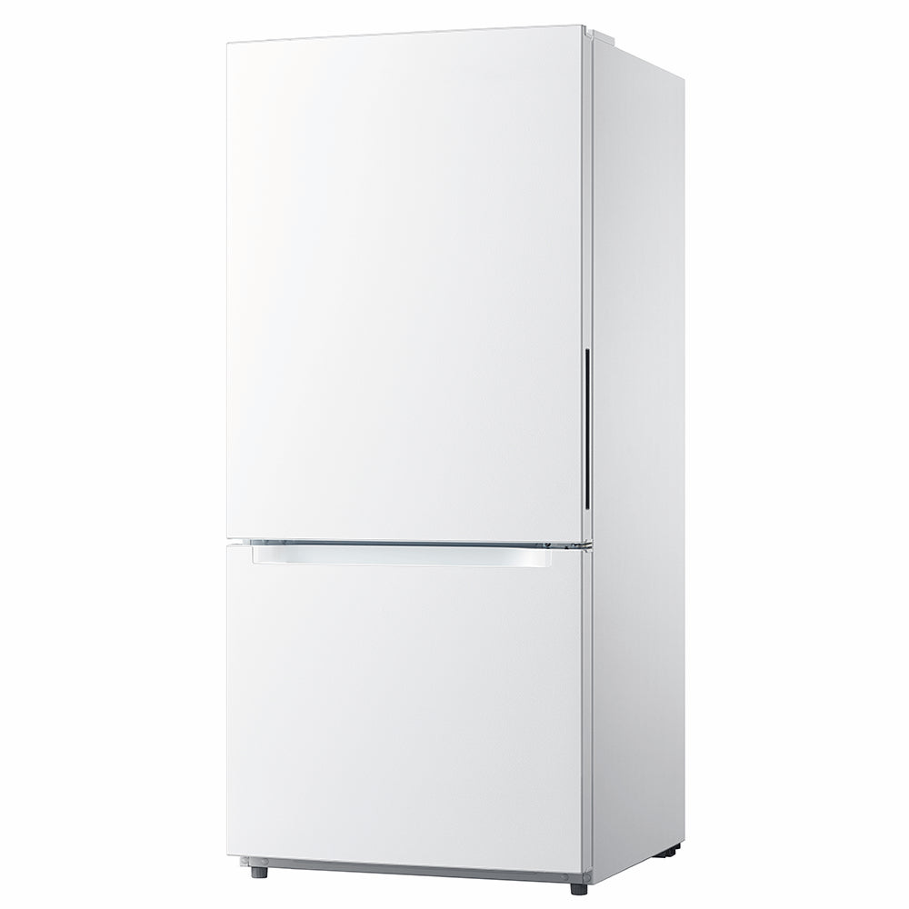 Midea MRB19B7AWW 18.7 cu. ft. Bottom-Freezer Refrigerator with Humidity-Controlled Crisper Bin - White