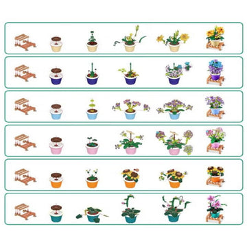 Max Garden Pot Plant Building Toy - Assorted