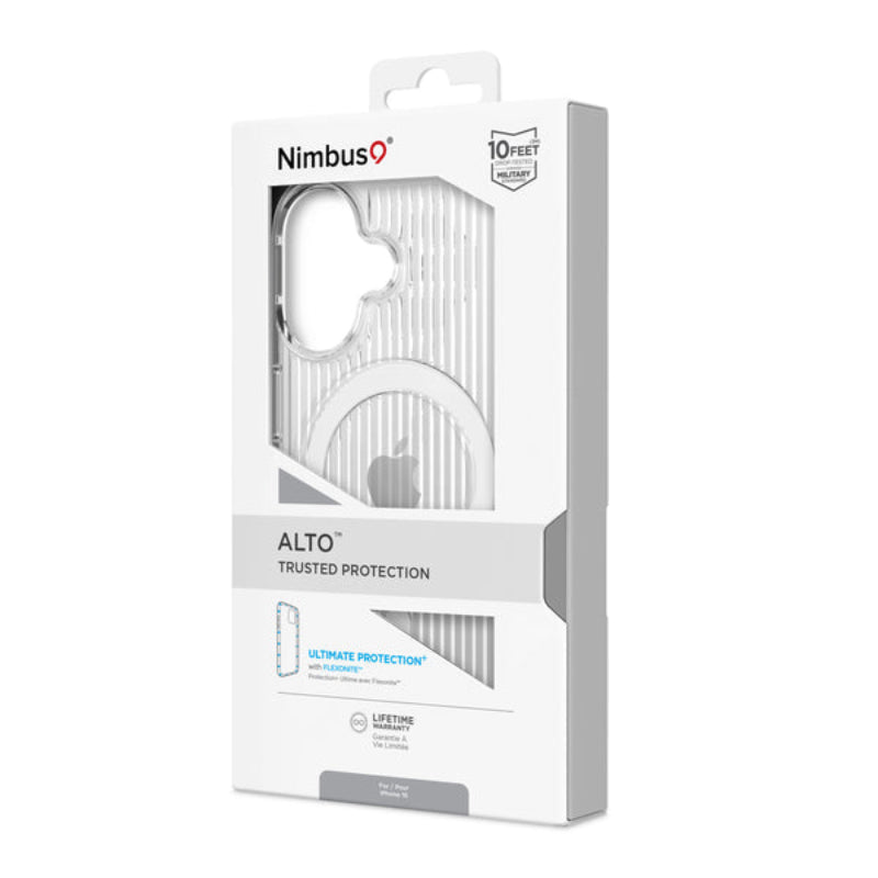 Nimbus9 Alto 2 Mag Safe Case for Apple iPhone 16 - Clear