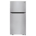 LG LTCS20030S 30" 20 cu.ft. Top Freezer Refrigerator Stainless Steel - Curacao