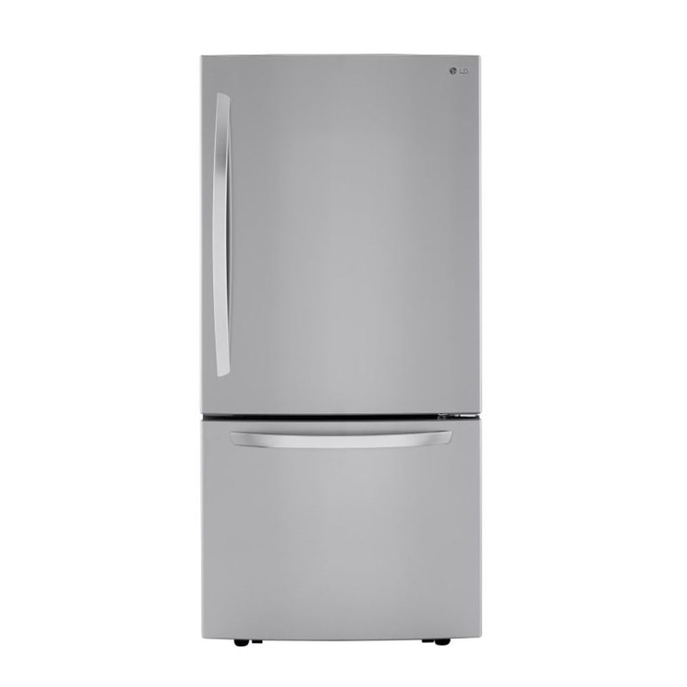 LG LRDCS2603S 26 Cu. Ft. Bottom-Freezer Refrigerator with Ice Maker - Stainless Steel