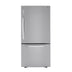 LG LRDCS2603S 26 Cu. Ft. Bottom-Freezer Refrigerator with Ice Maker - Stainless Steel - Curacao