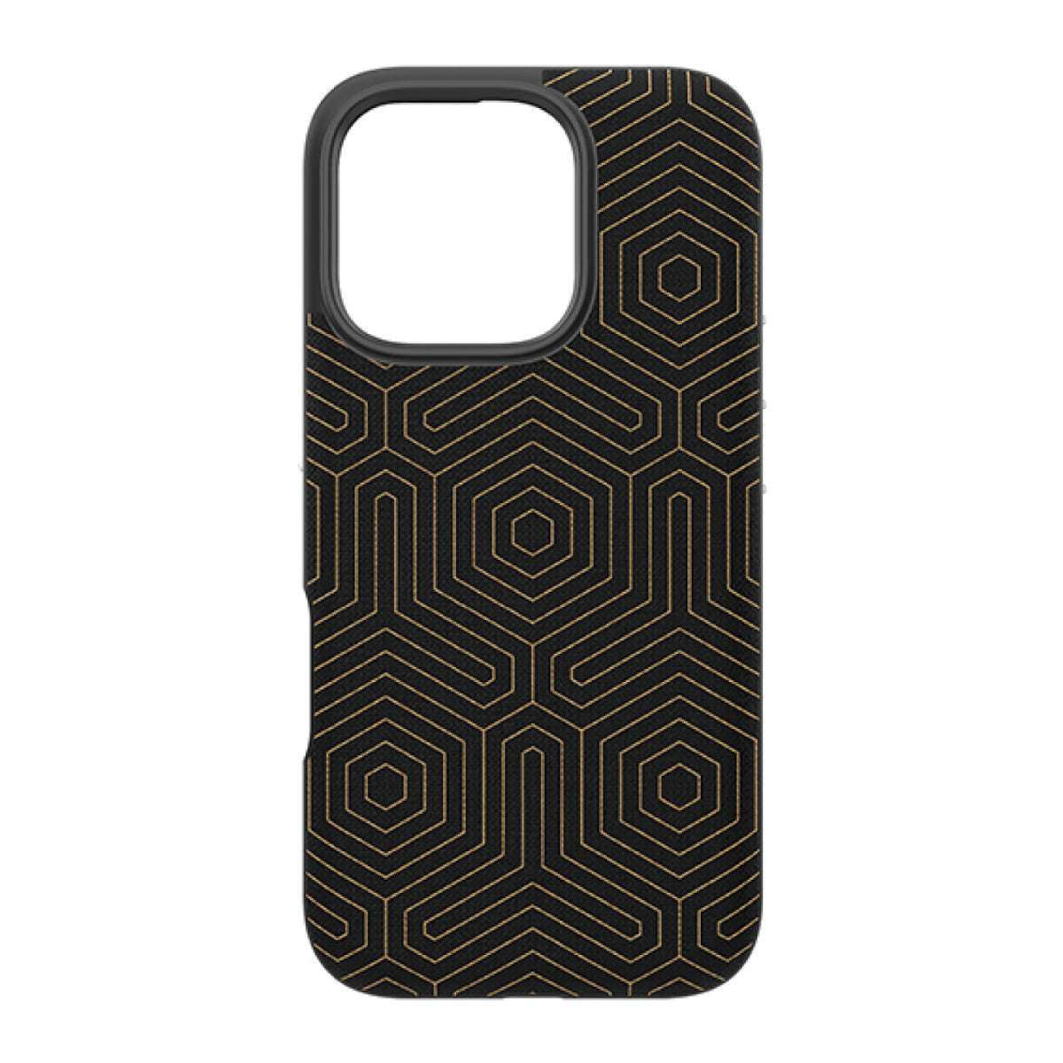 Zagg London Snap Case for Apple iPhone 16 Pro Max - Black Hexagon