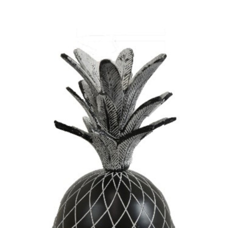 Three Hands 14.50" Pineapple Jar - Black