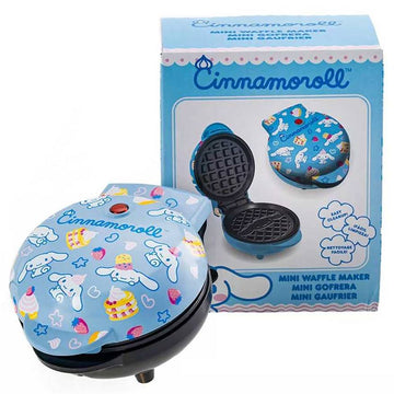 Uncanny Brands WM3/KIT/CI1 Hello Kitty Cinnamoroll Mini Waffle Maker - Blue/Black