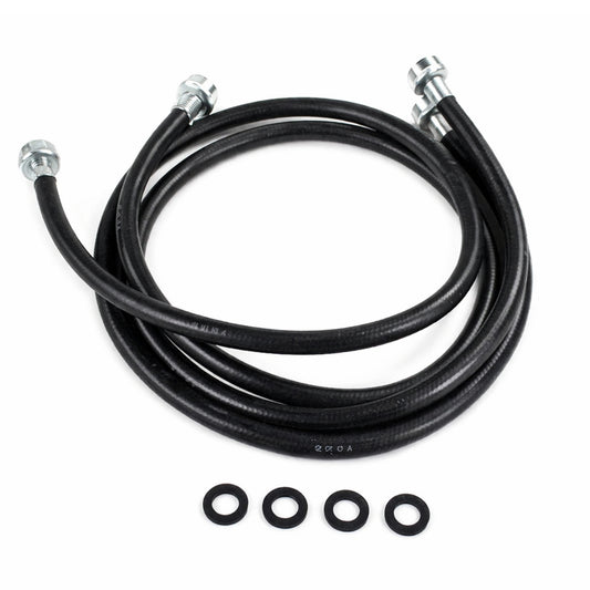 Kit de manguera de llenado para lavadora de 2 a 5 pies y 3/4" BK901 de NDA Distributors - Negro