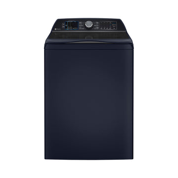 Lavadora de carga superior GE PTW900BPTRS de 5,4 pies cúbicos con tecnología Smarter Wash, color azul zafiro, certificación ENERGY STAR