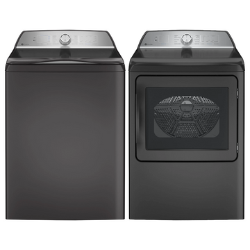 Bundle: GE Profile 4.9 Cu Ft High Efficiency Smart Top Load Washer + GE 7.4 cu. ft. Front Load Dryer