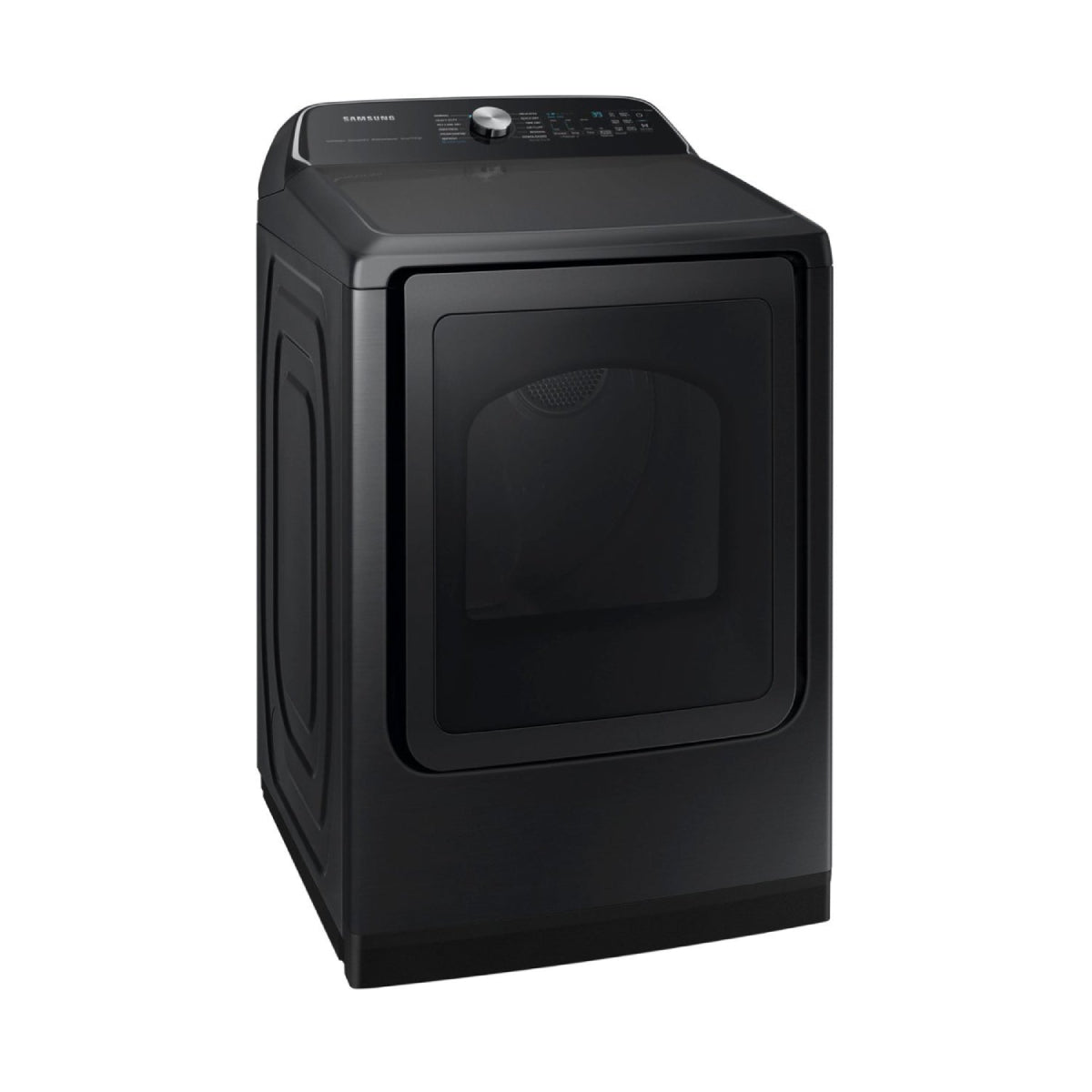 Bundle: Samsung 5.5 cu. ft. Smart Top Load Washer with Super Speed Wash + 7.4 cu. ft. Smart Front Load Gas Dryer with Steam Sanitize+ - Black