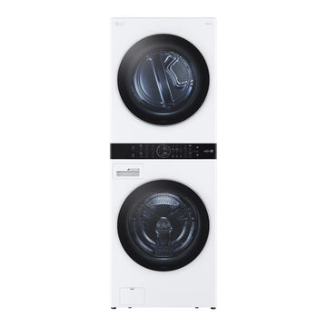 LG WKGX201HWA Single Unit Front Load 4.5 cu. ft. Washer and 7.4 cu. ft. Gas Dryer - White