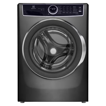 Lavadora de carga frontal apilable Electrolux ELFW7537AT de 4,5 pies cúbicos con sistema de lavado a vapor y LuxCare Plus - Titanio 