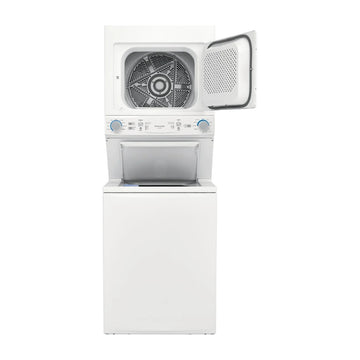 Frigidaire FLCE7522AW 3.9 Cu. Ft. Top Load Washer and 5.5 Cu. Ft. Electric Dryer Laundry Center with MaxFill - White