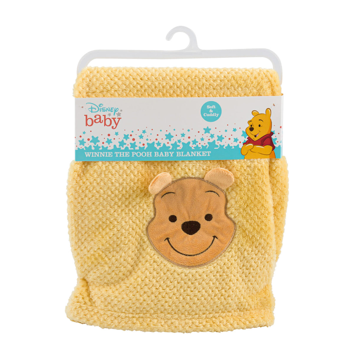 Disney 30" x 36" Winnie the Pooh Waffle Throw Blanket - Yellow