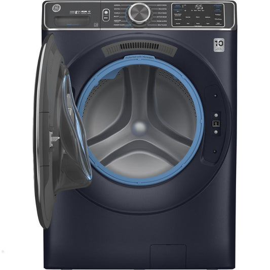 GE GFW850SPNRS 5.0 cu.ft. Smart Front Load Steam Washer with Smart Dispense - Sapphire Blue - Curacao
