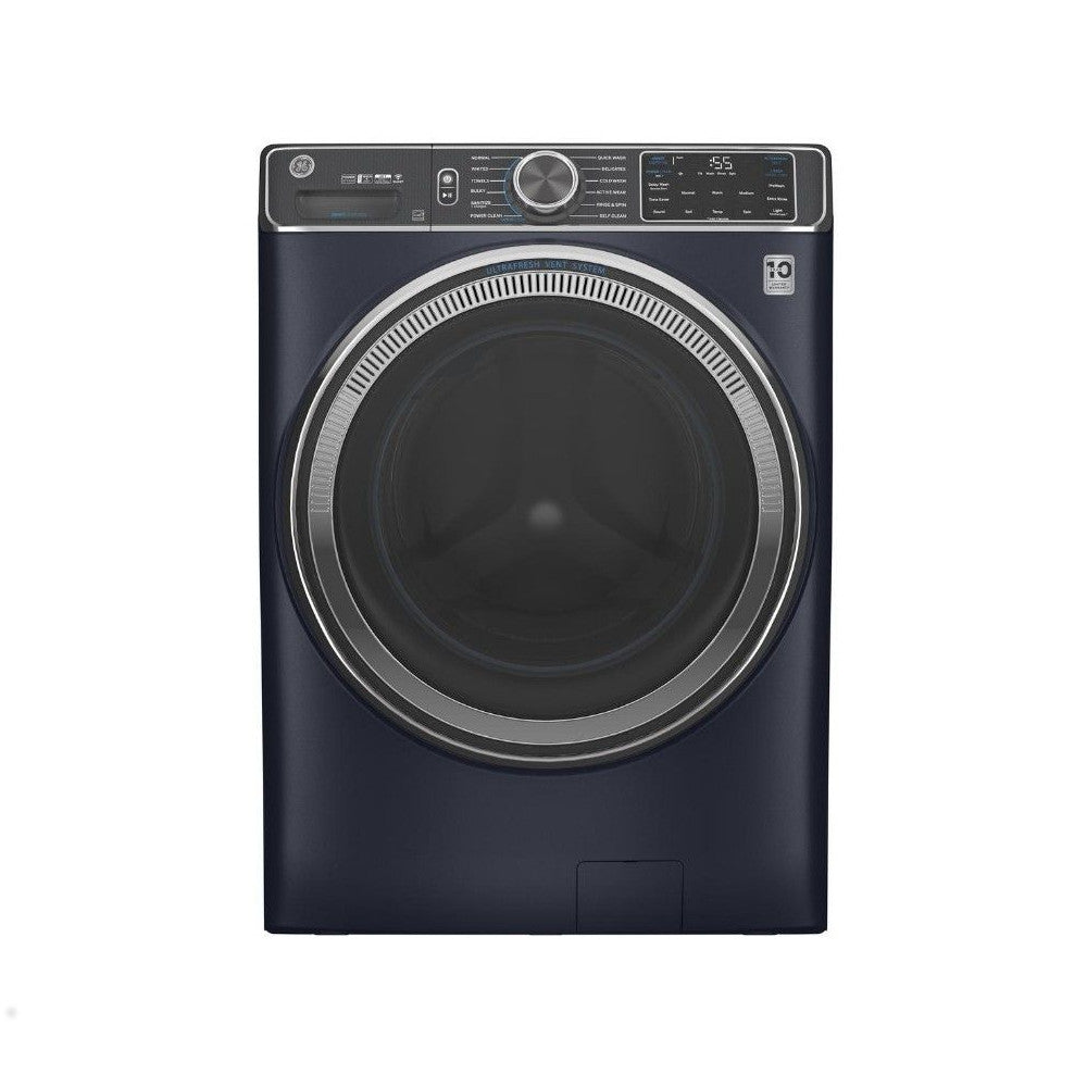 GE GFW850SPNRS 5.0 cu.ft. Smart Front Load Steam Washer with Smart Dispense - Sapphire Blue - Curacao