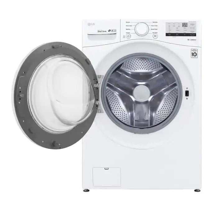 Bundle: LG WM3400CW 4.5 cu. ft. Front-Loading Washer + LG DLG3401W 7.4 cu. ft. Gas Dryer