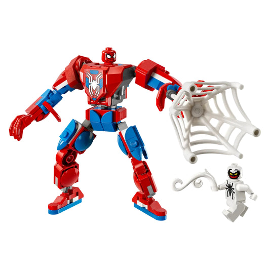 LEGO Marvel Spider-Man Mech vs Anti-Venom Building Toy Set (107-Pieces)