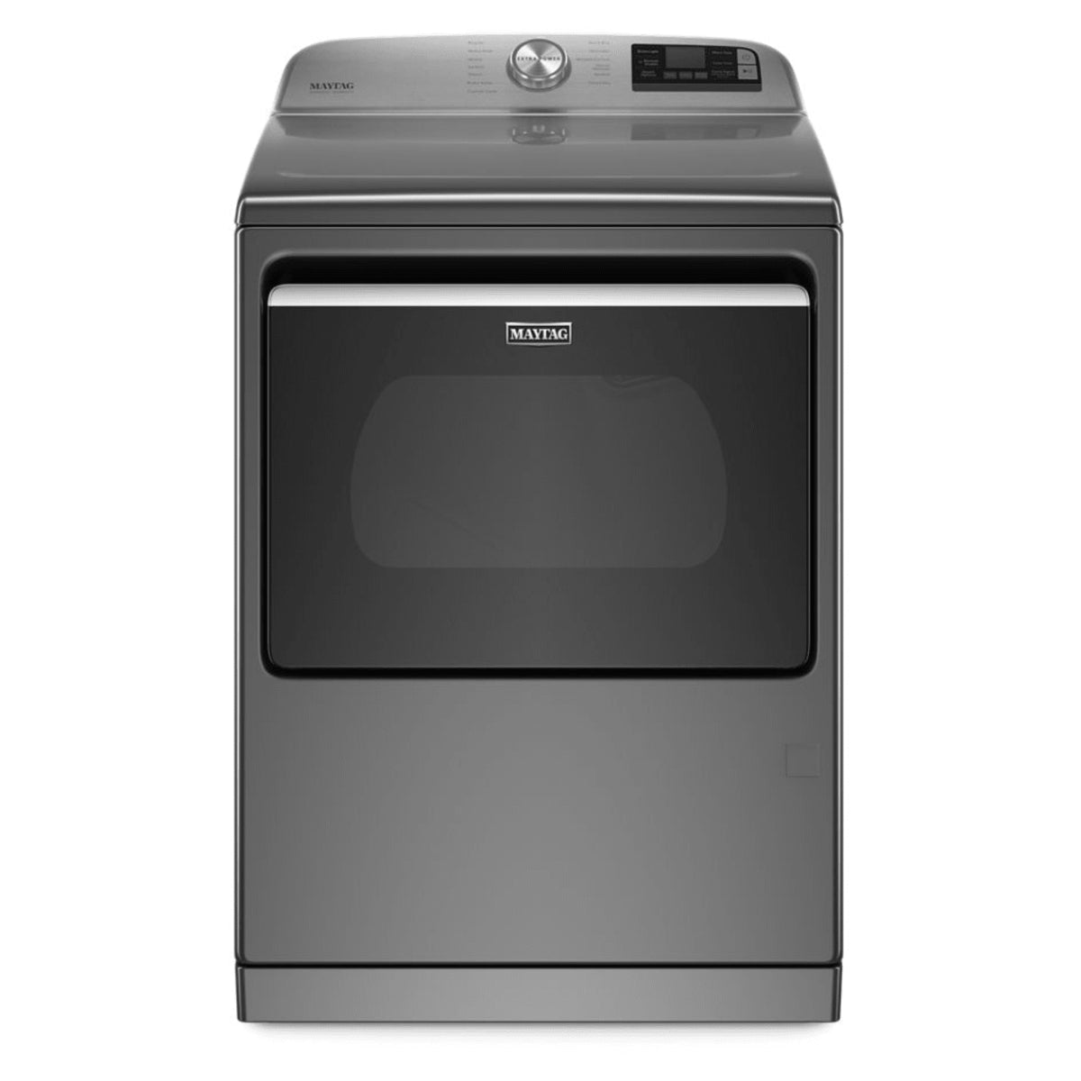Maytag 7.4 cu. ft. Smart Front Load Electric Dryer with Extra Power - Gray