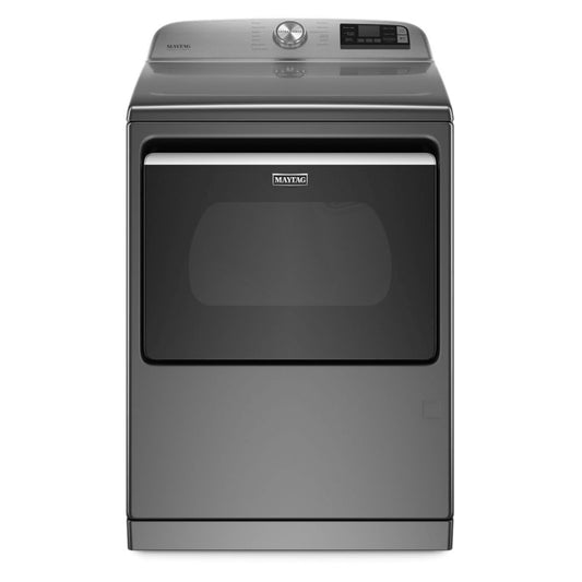 Maytag 7.4 cu. ft. Smart Front Load Electric Dryer with Extra Power - Gray