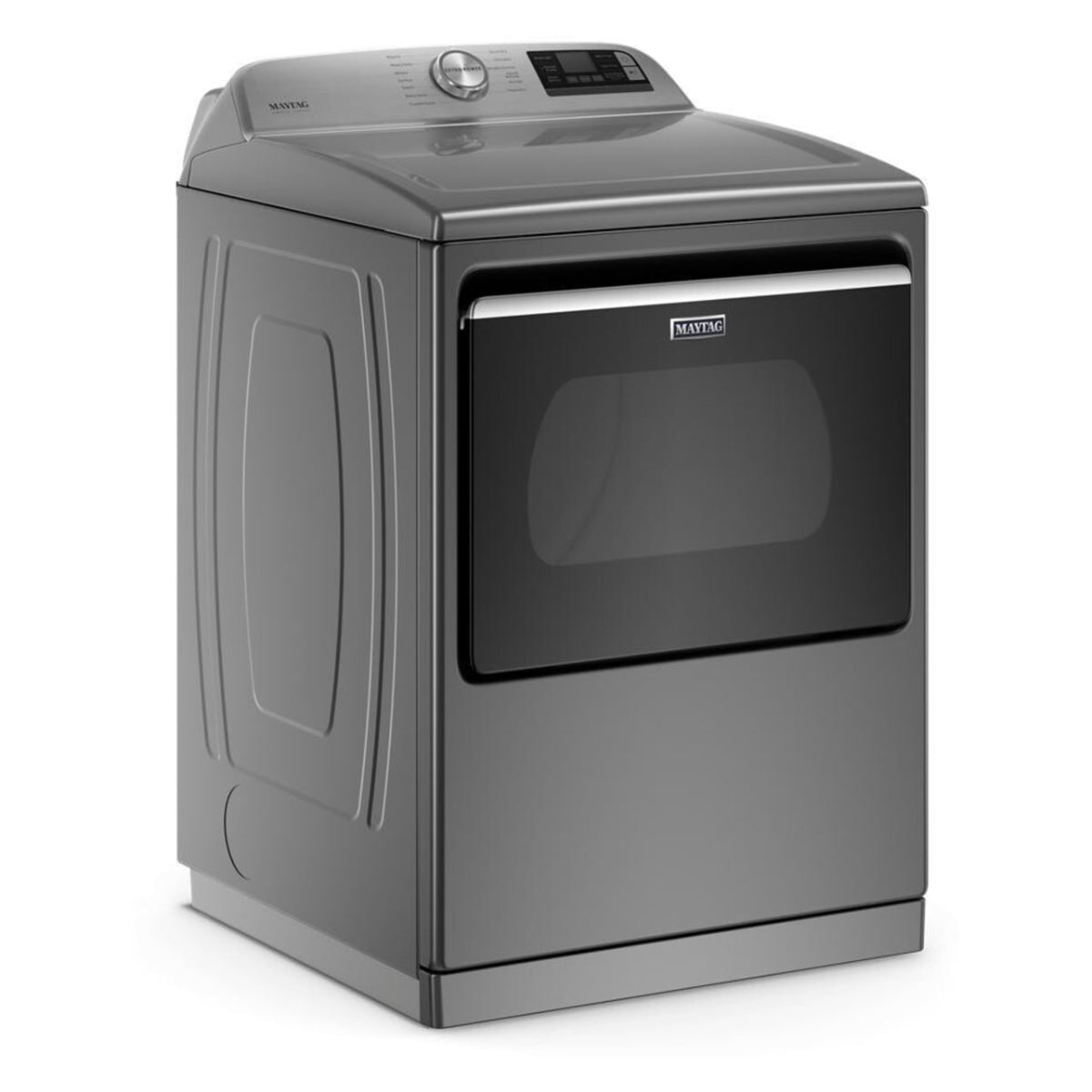Maytag 7.4 cu. ft. Smart Front Load Electric Dryer with Extra Power - Gray