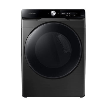 Samsung DVE45A6400V 7.5 Cu. Ft. Smart Front Load Electric Dryer with Steam and AI Smart Dial - Black