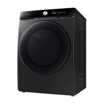 Secadora eléctrica Samsung DVE45A6400V de 7,5 pies cúbicos con Smart Dial y secado súper rápido, color negro cepillado, con certificación ENERGY STAR 