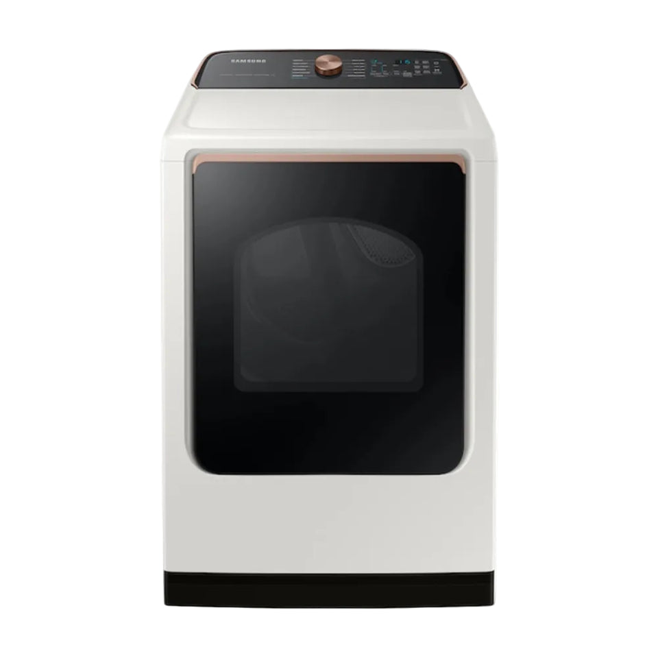 iCuracao Samsung 7.4 cu. ft. Front Load Dryer with Steam Sanitize - White