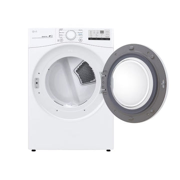 LG DLE3400W 7.4 cu. ft. Front Load Electric Dryer with Sensor Dry - White