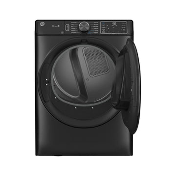 GE GFD65GSPVDS 7.8 cu. ft. Smart Front Load Gas Dryer with Steam and Sanitize Cycle - Black
