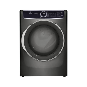 Secadora a gas apilable Electrolux ELFG7537AT de 8 pies cúbicos con sistema de secado a vapor y LuxCare - Titanio