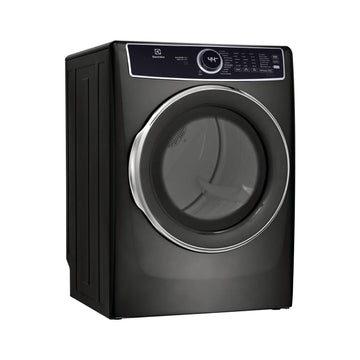 Secadora a gas apilable Electrolux ELFG7537AT de 8 pies cúbicos con sistema de secado a vapor y LuxCare - Titanio