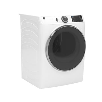 GE GFD65GSSVWW 7.8 cu.ft. Smart Front Load Gas Dryer with Steam and Sanitize Cycle - White