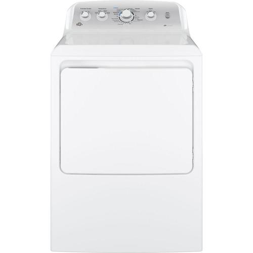 GE GTD45GASJWS 7.2 Cu. Ft Front Loading Gas Dryer - White - Curacao