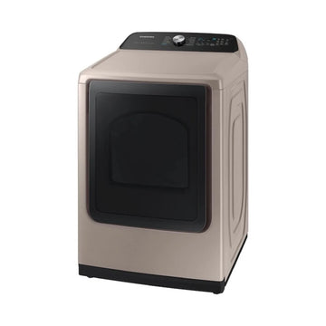 Secadora a gas inteligente Samsung DVG52A5500C de 7,4 pies cúbicos con Steam Sanitize+ - Champán