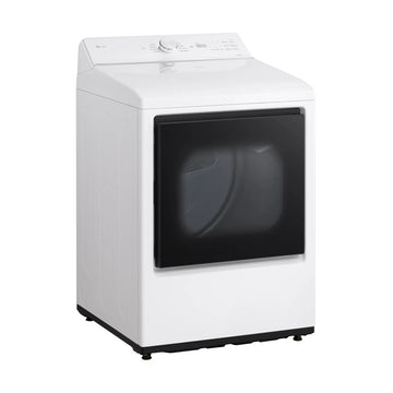 LG 7.3 cu. ft. Front Load Electric Dryer with AI Sensing and ThinQ Smart Feature - White