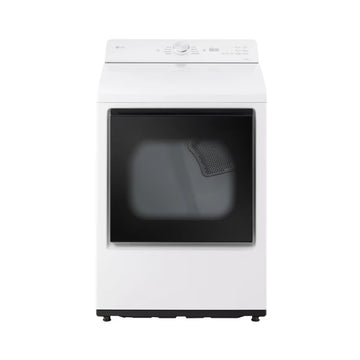 LG 7.3 cu. ft. Front Load Gas Dryer with AI Sensing and ThinQ Smart Feature - White
