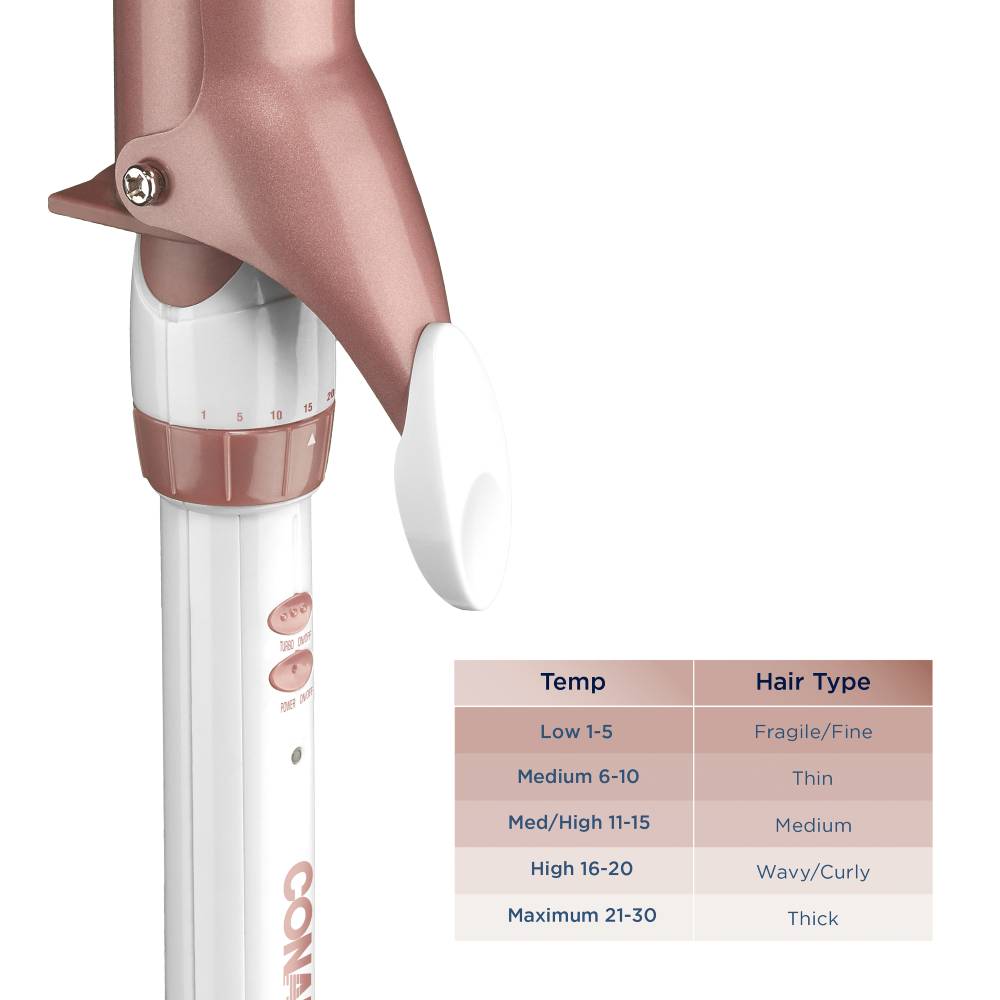 Conair Double Curling Iron - Rose Gold