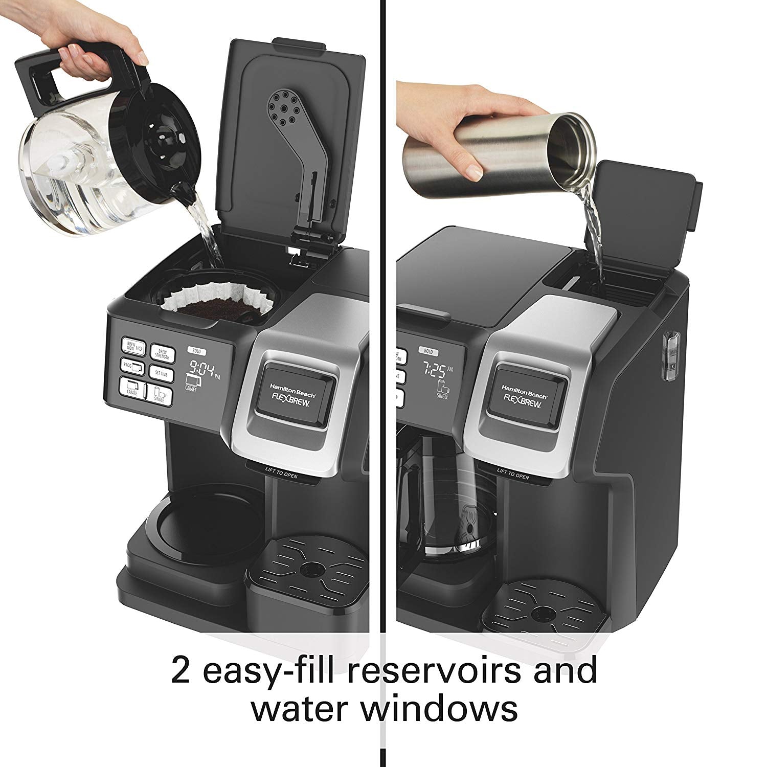 Flexbrew Hamilton Brew Hamilton Beach 49976 FlexBrew 2-Way Coffee